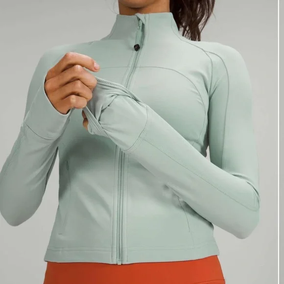 lululemon Nulu Cropped Define Jacket - Silver Blue 14 - Picture 2 of 6